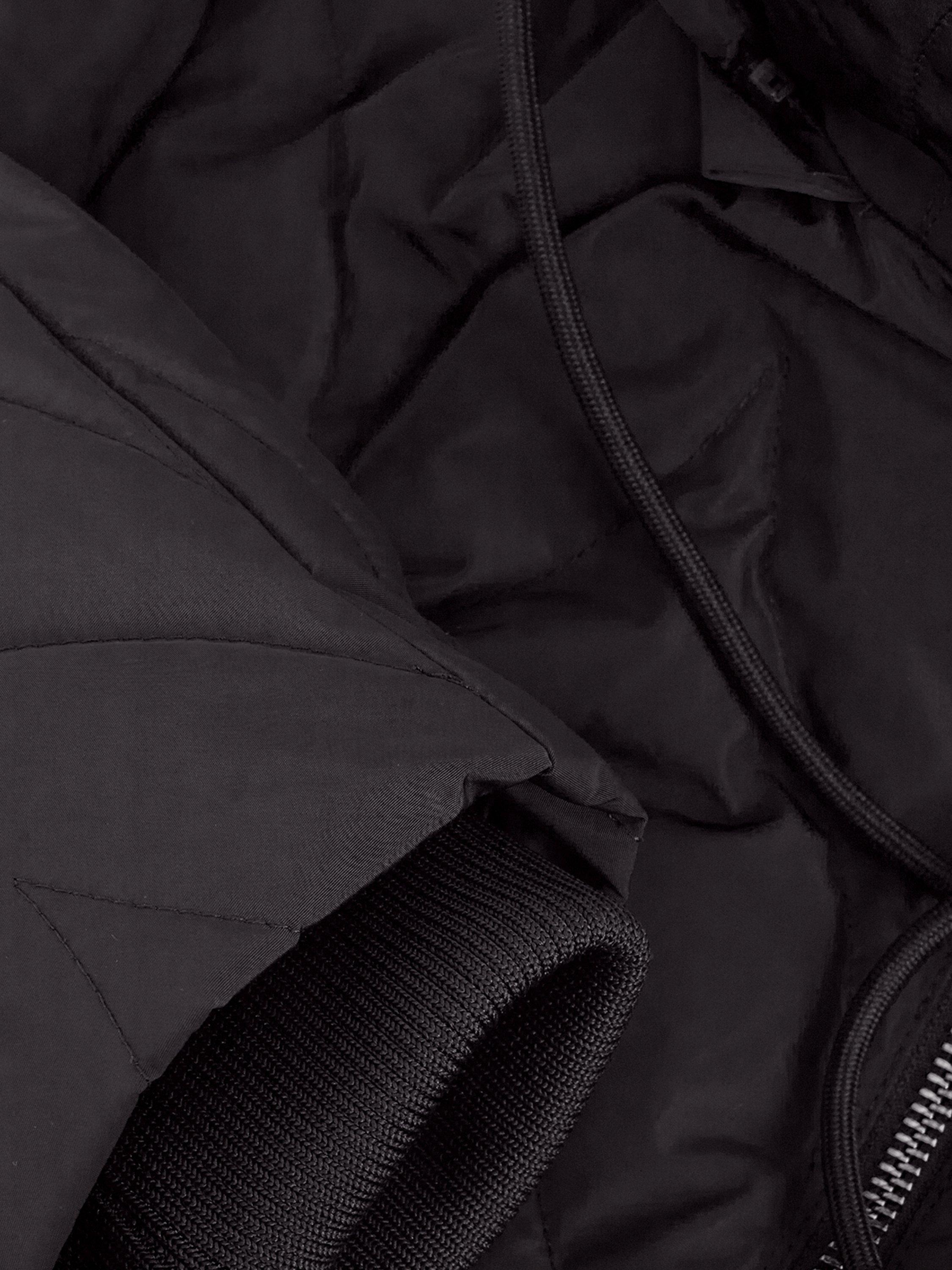 Product image 6 of 10, which shows Phase Eight Petite Hollie Longline Puffer Coat, Grey, 14