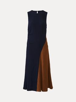 Phase Eight Chantelle Colour Block Dress, Navy, Navy