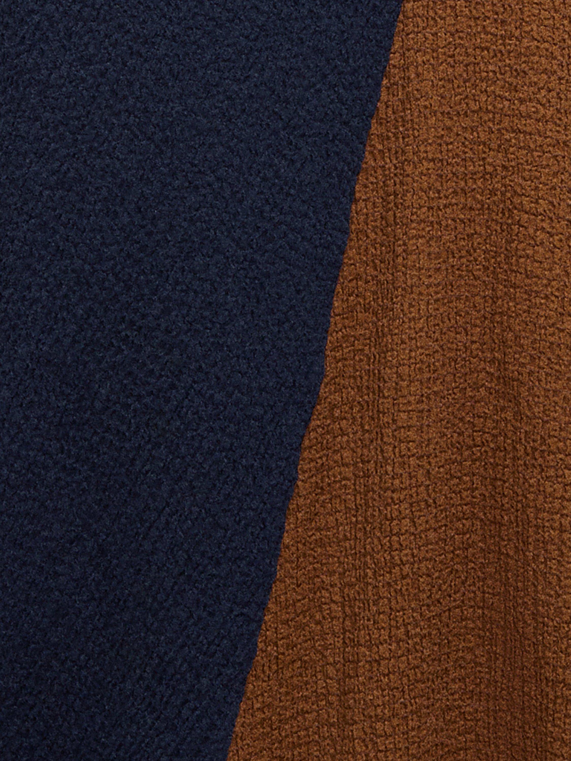 Product image 2 of 2, which shows Phase Eight Chantelle Colour Block Dress, Navy, 8