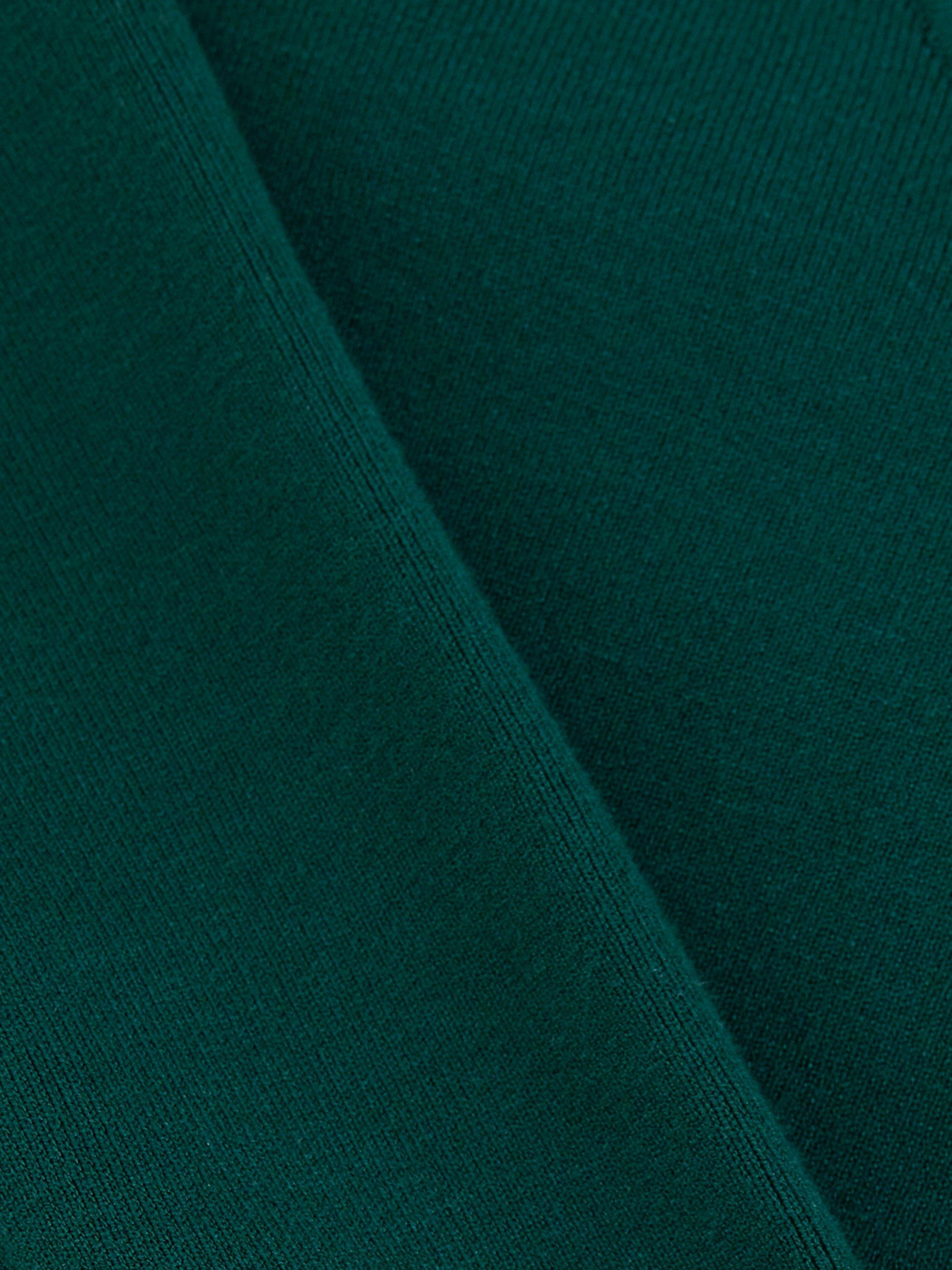 Product image 6 of 9, which shows Phase Eight Kai Knitted Midi Dress, Green, 8