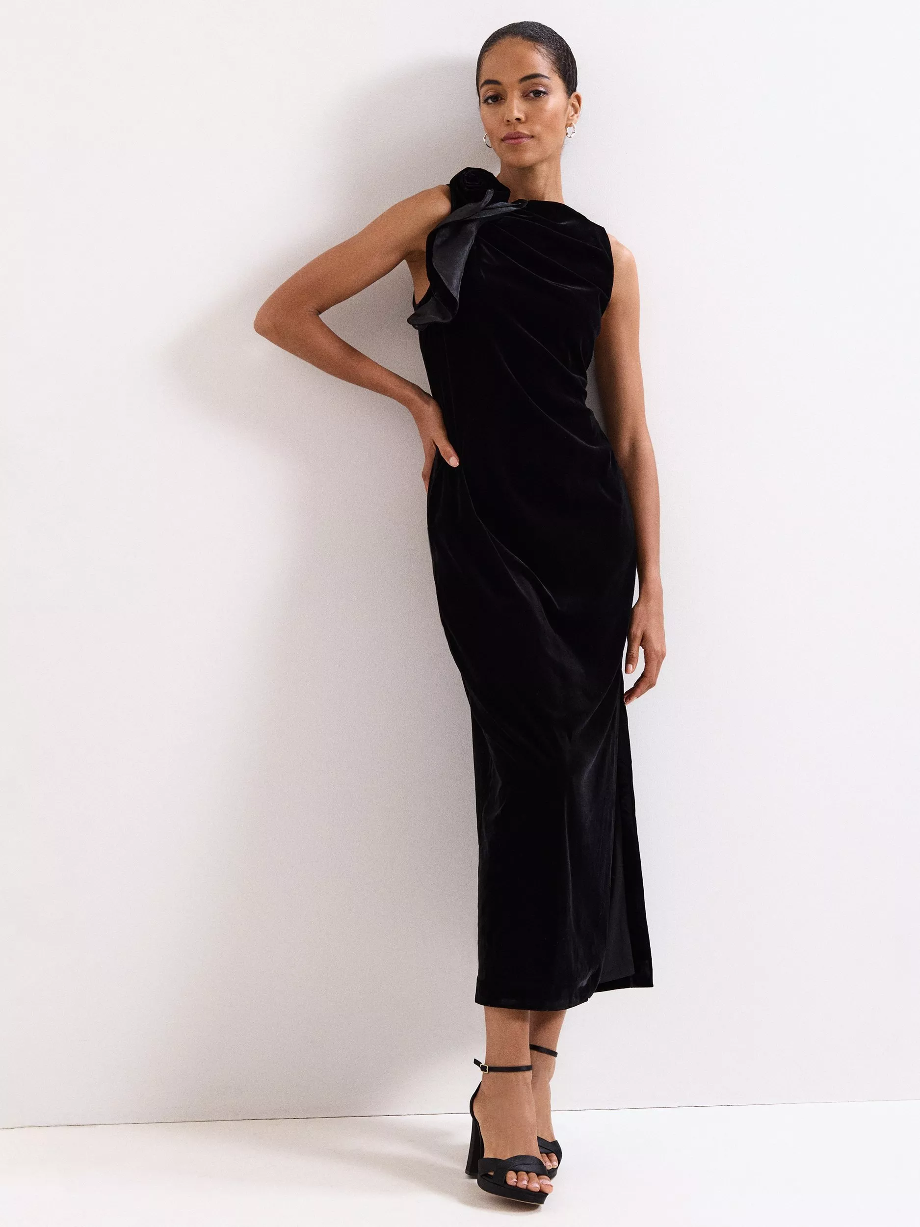 strapless open back dress Sheer-Waist Long Metallic Lace Prom Dress