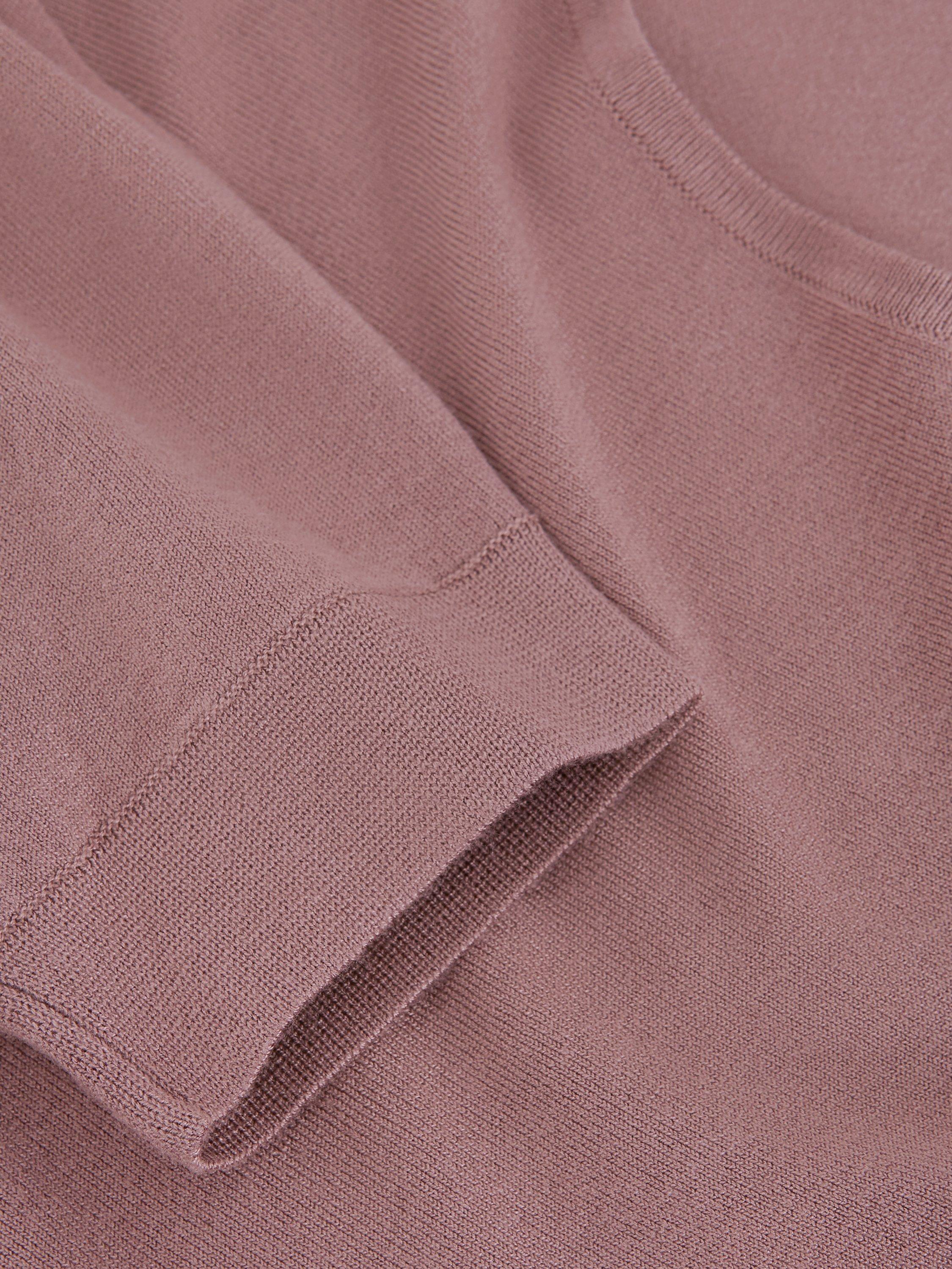 Product image 6 of 7, which shows Phase Eight Cristine Knit Batwing Jumper, Brown, XS