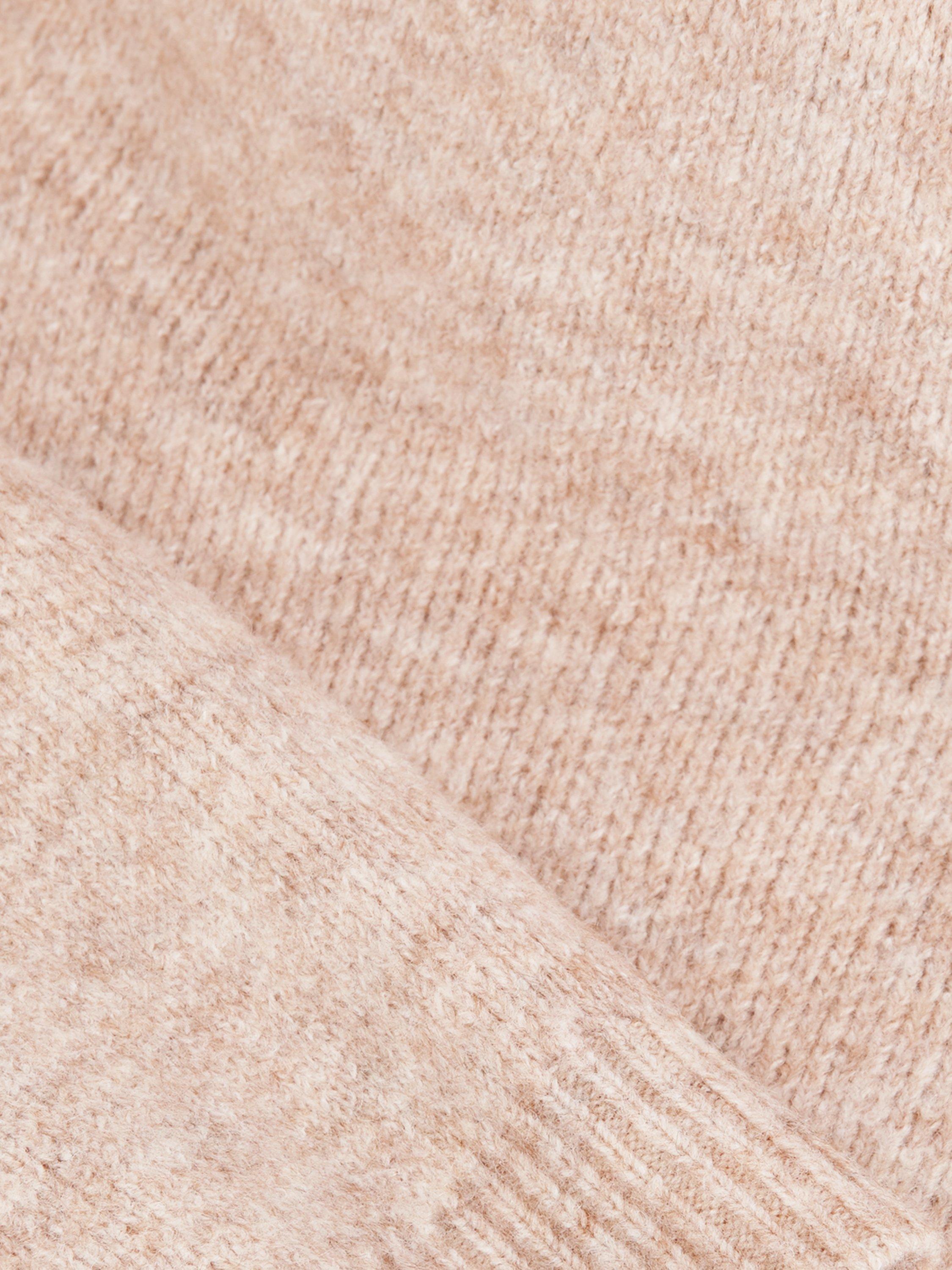 Product image 6 of 8, which shows Phase Eight Stephanie Wool Blend Funnel Neck Jumper, Natural, XS