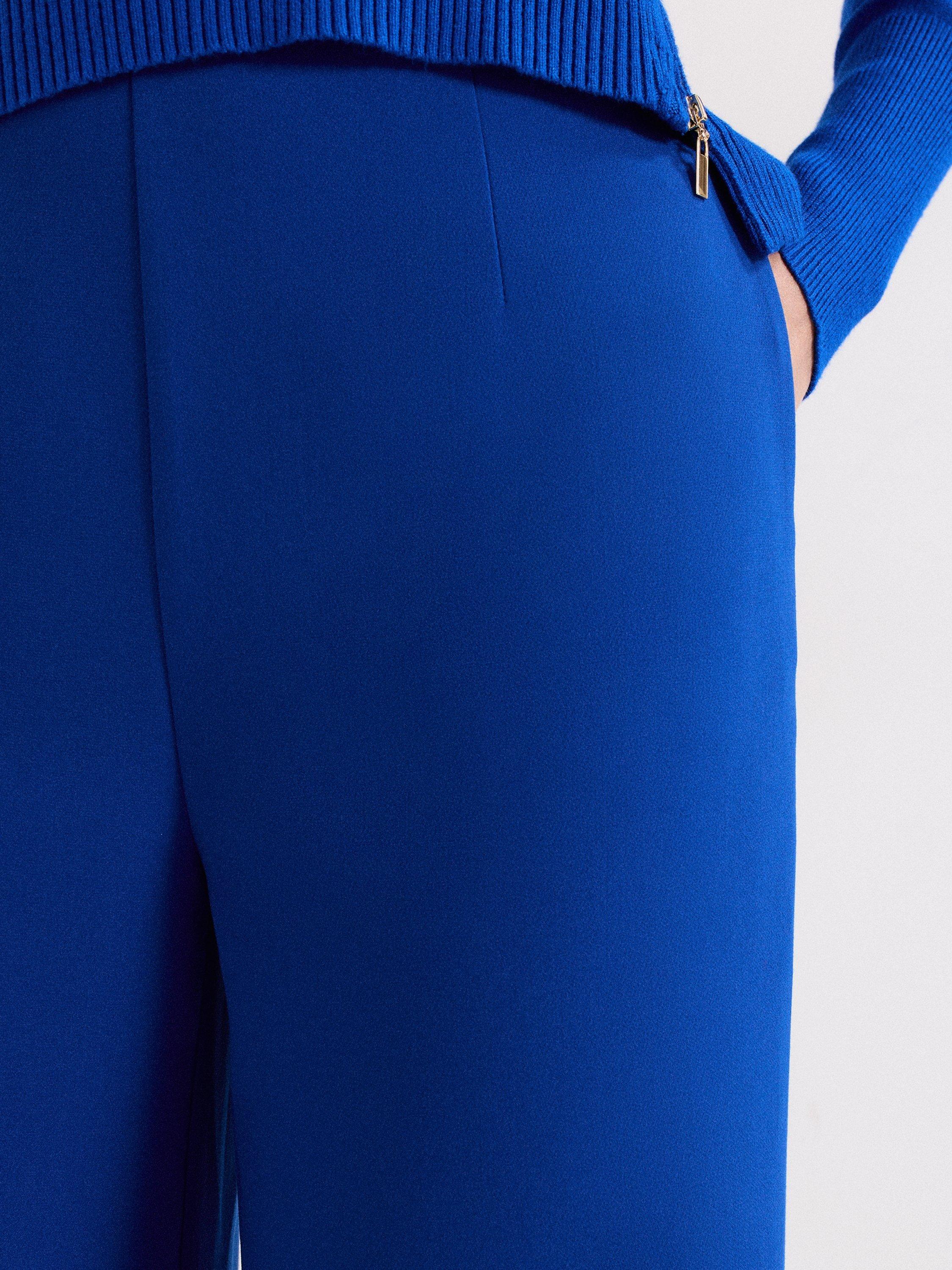 Product image 4 of 7, which shows Phase Eight Aubrie Tailored Trousers, Cobalt, 8