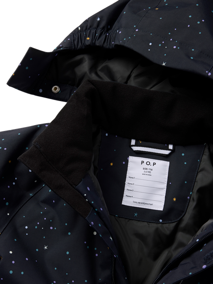 Polarn O. Pyret Kids' Padded Jacket - view 2, Vintage Indigo