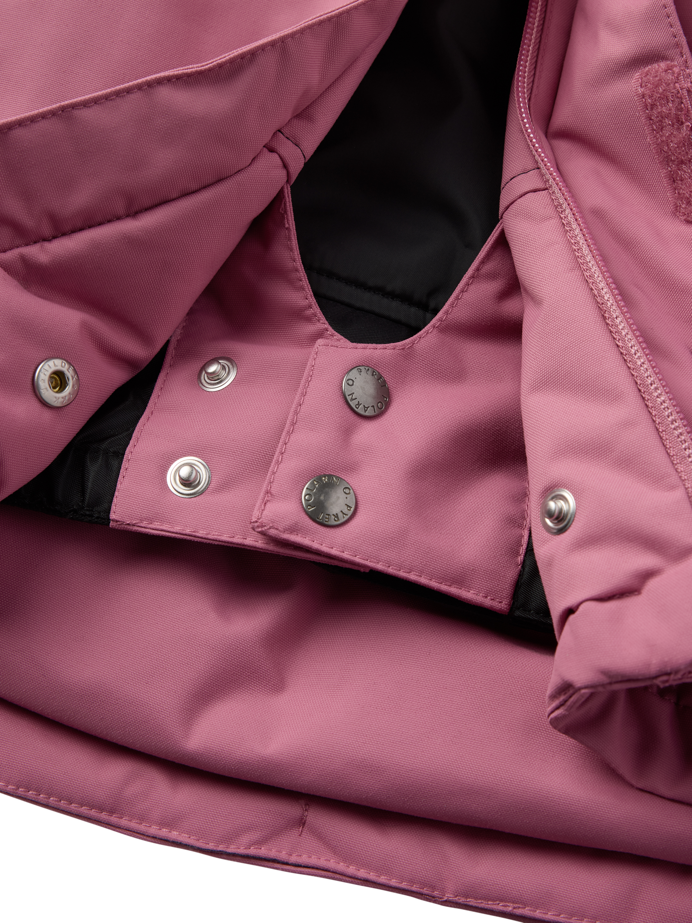 Product image 2 of 7, which shows Polarn O. Pyret Kids' Padded Jacket, Pink, 3-4 years