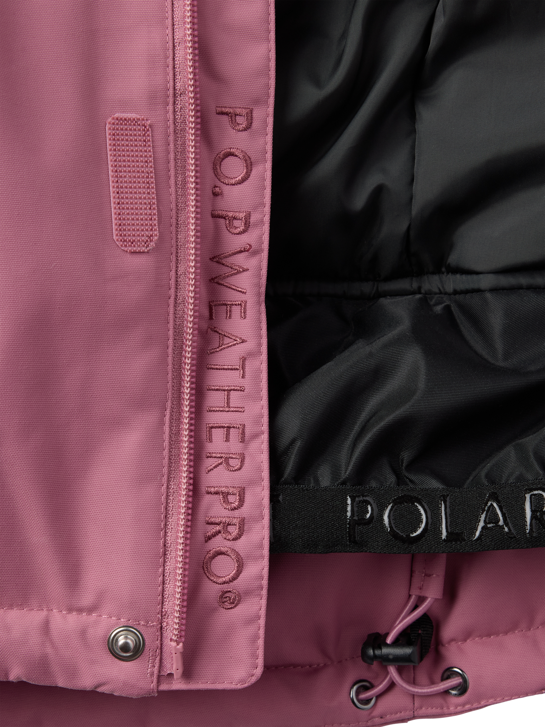 Product image 5 of 7, which shows Polarn O. Pyret Kids' Padded Jacket, Pink, 3-4 years