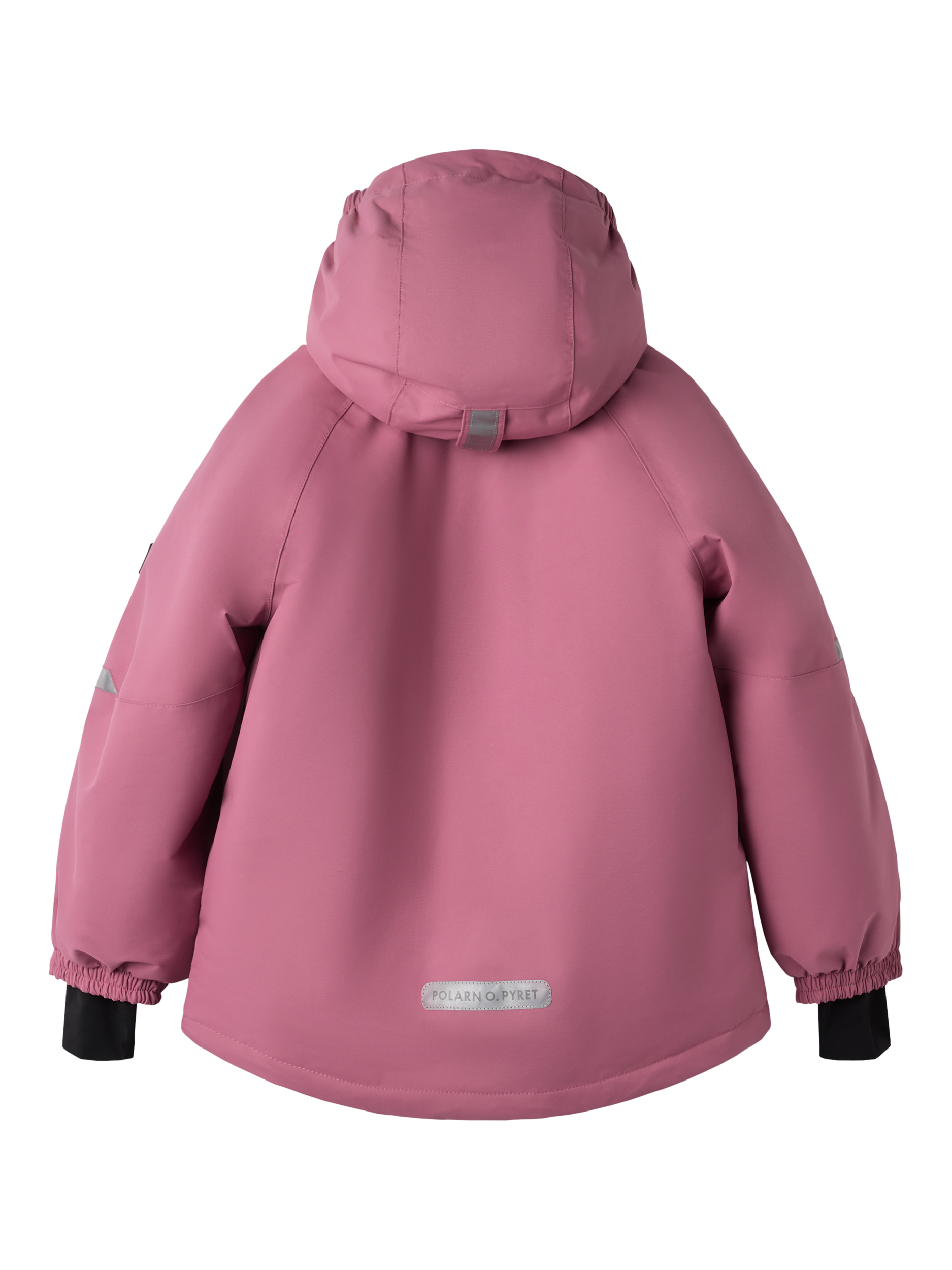 Product image 7 of 7, which shows Polarn O. Pyret Kids' Padded Jacket, Pink, 3-4 years