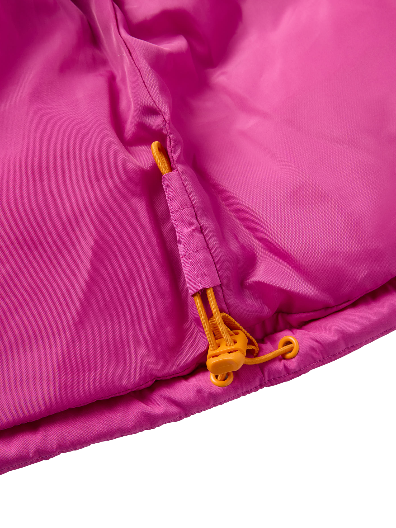 Product image 3 of 7, which shows Polarn O. Pyret Kids' Puffer Ski Jacket, Pink, 3-4 years