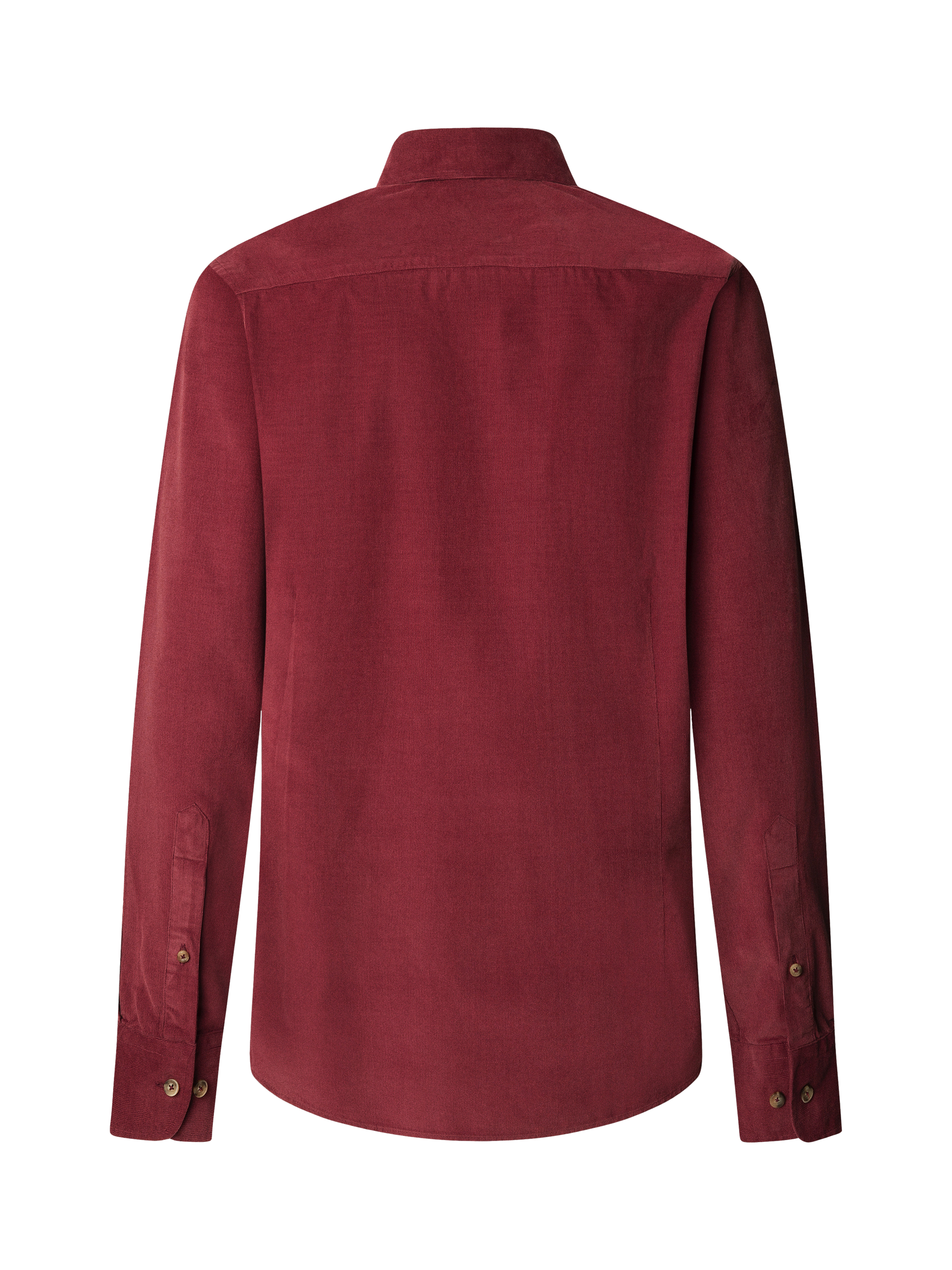 Product image 2 of 7, which shows Hackett London Fine Needle Corduroy Shirt, Burnt Red, L