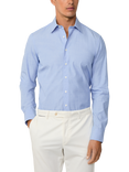 Hackett London Cotton Kent Collar Shirt, Sky Blue