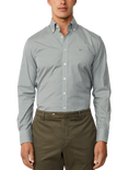 Hackett London Cotton Tailored Fit Knightsbridge Cutaway Collar Gingham Shirt