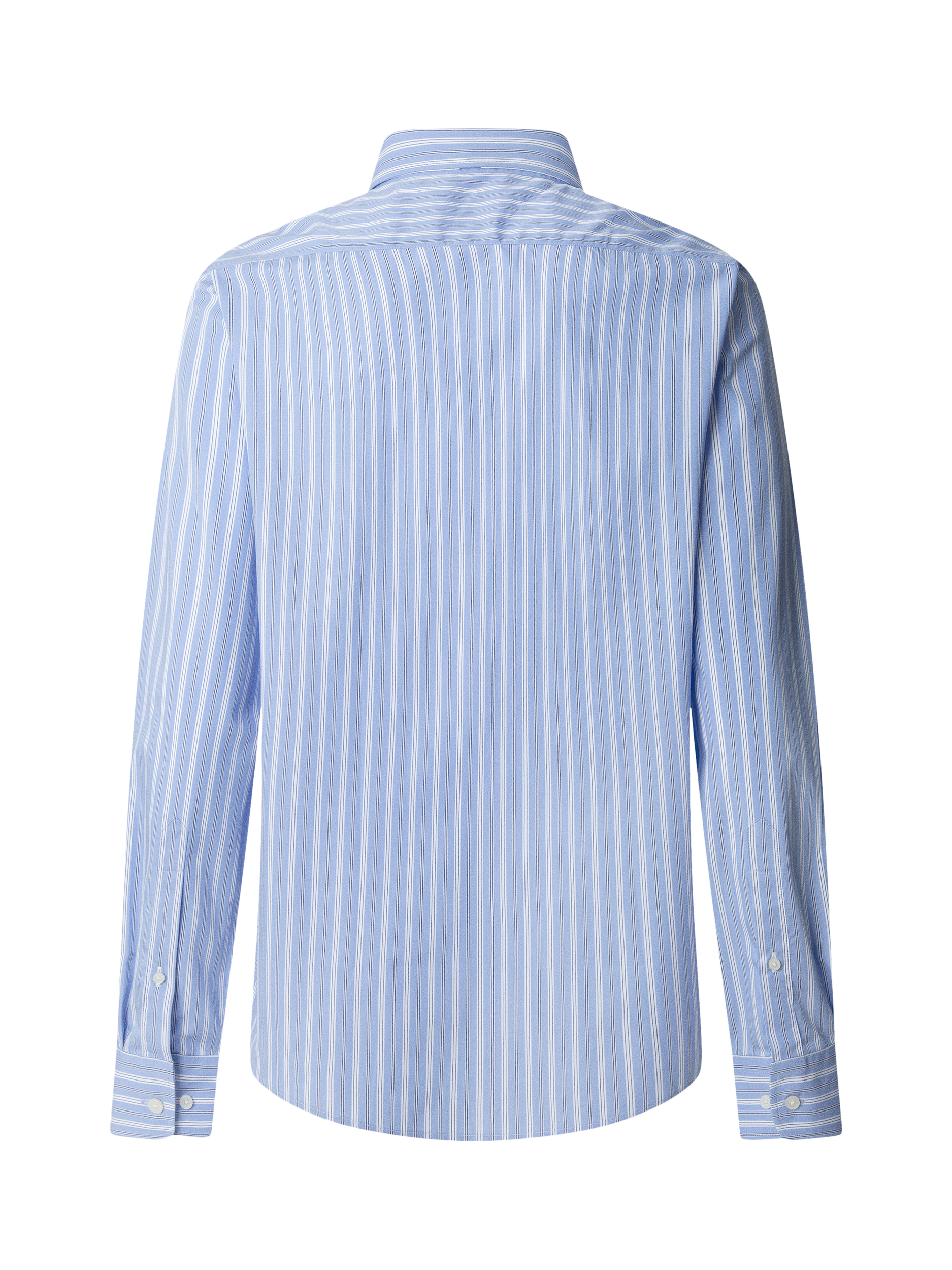 Product image 2 of 5, which shows Hackett London Cotton Regular Fit Stripe Shirt, Blue/White, L