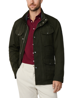 Hackett London Velospeed Utility Jacket, Hunter Green