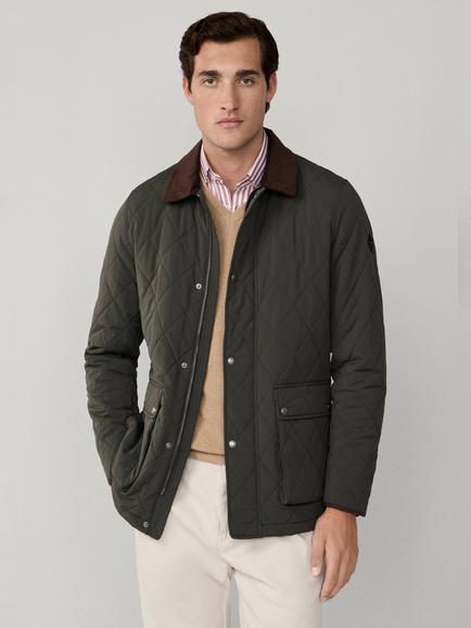 Hackett London Windbreaker Jacket, Deep Green, Deep Green