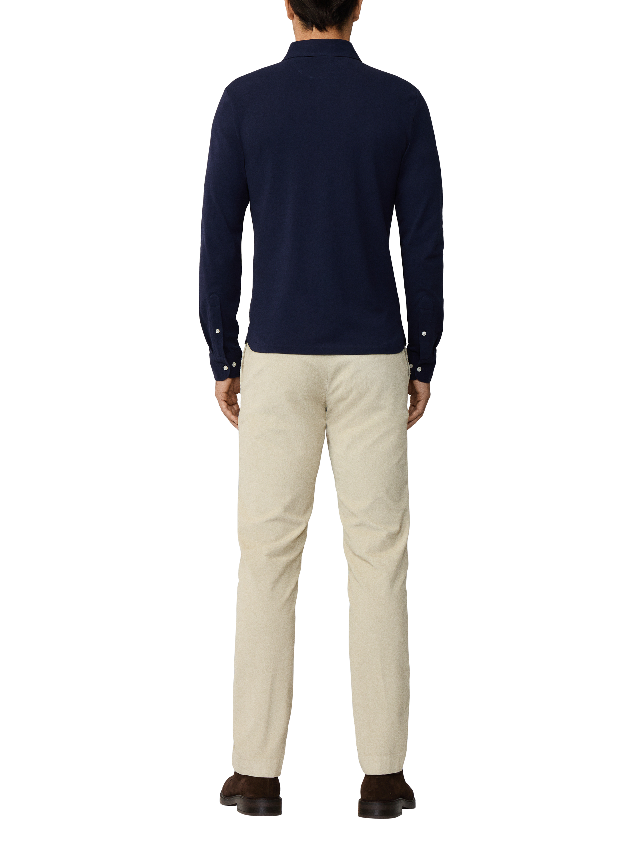 Product image 3 of 6, which shows Hackett London Regular Fit Cotton Shirt, Ink Blue, XXL