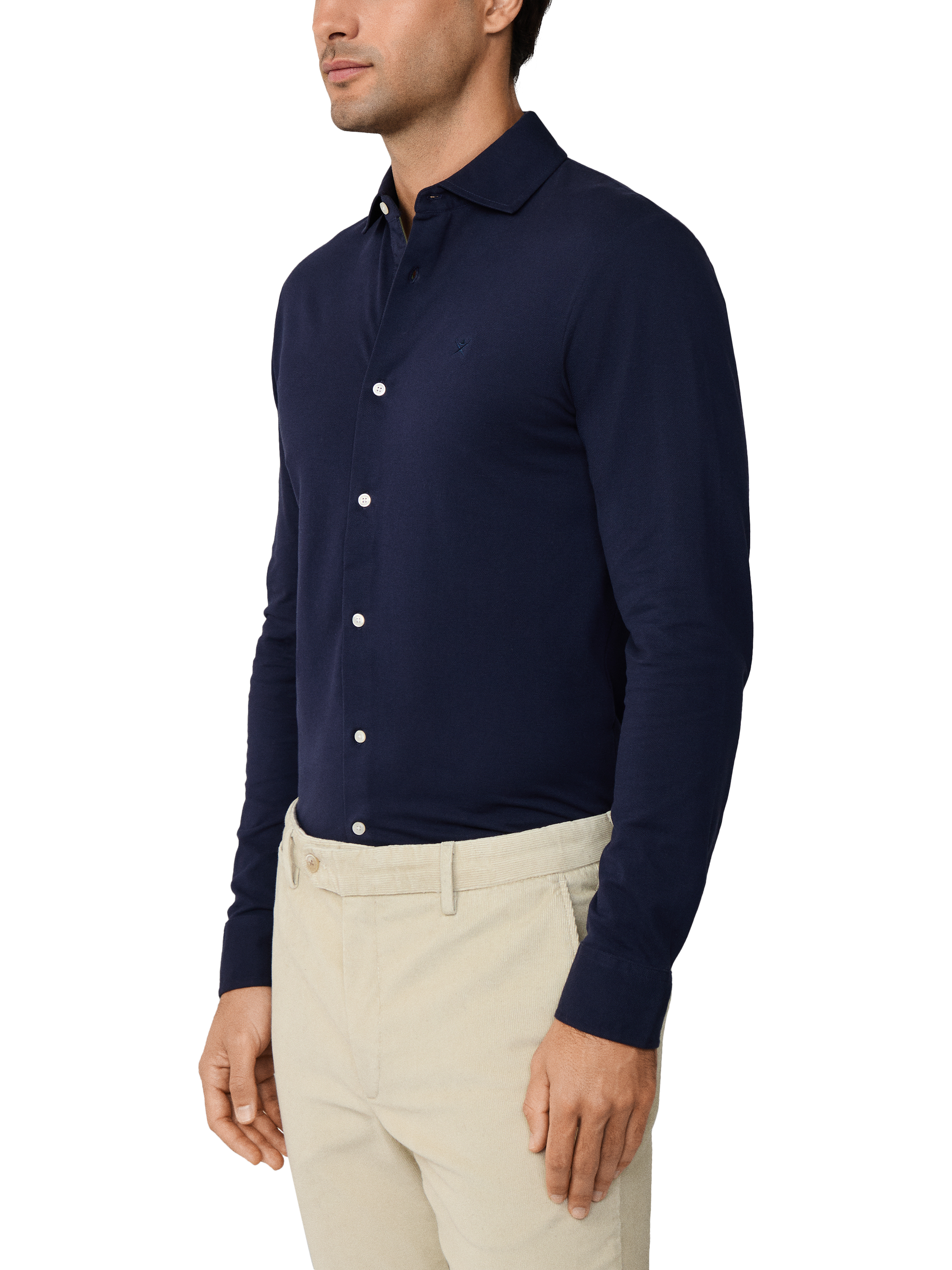 Product image 6 of 6, which shows Hackett London Regular Fit Cotton Shirt, Ink Blue, XXL