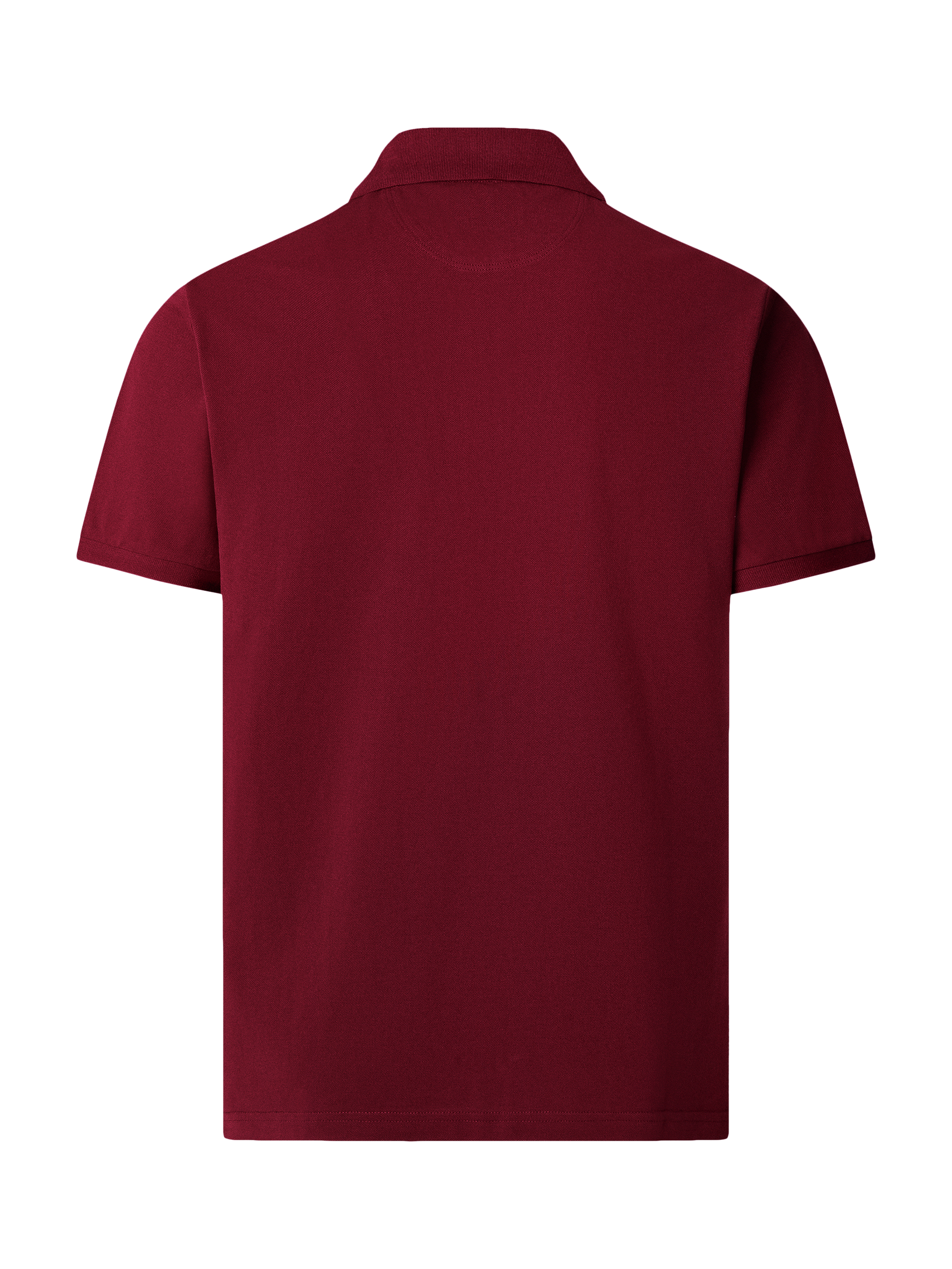 Product image 8 of 8, which shows Hackett London Cotton Polo Shirt, Burgundy Red, L