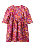 JoJo Maman Bébé Kids' Cotton Fox Pocket Dress, Berry