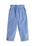 JoJo Maman Bébé Kids' Cord Chunky Bubble Trousers, Blue