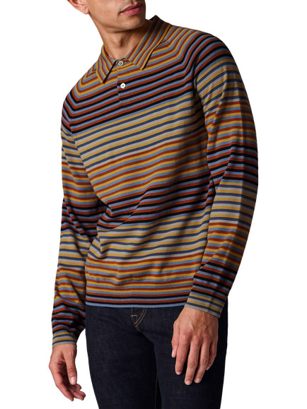 Paul Smith Merino Wool Striped Jumper, Multi, Multi