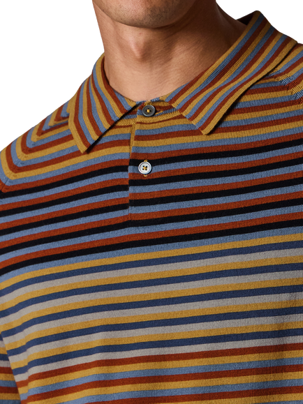 Paul Smith Merino Wool Striped Jumper, Multi - view 2, Multi