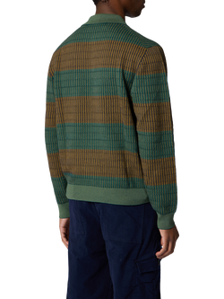 Paul Smith Fine Knit Polo Neck Jumper, Green - view 2, Green