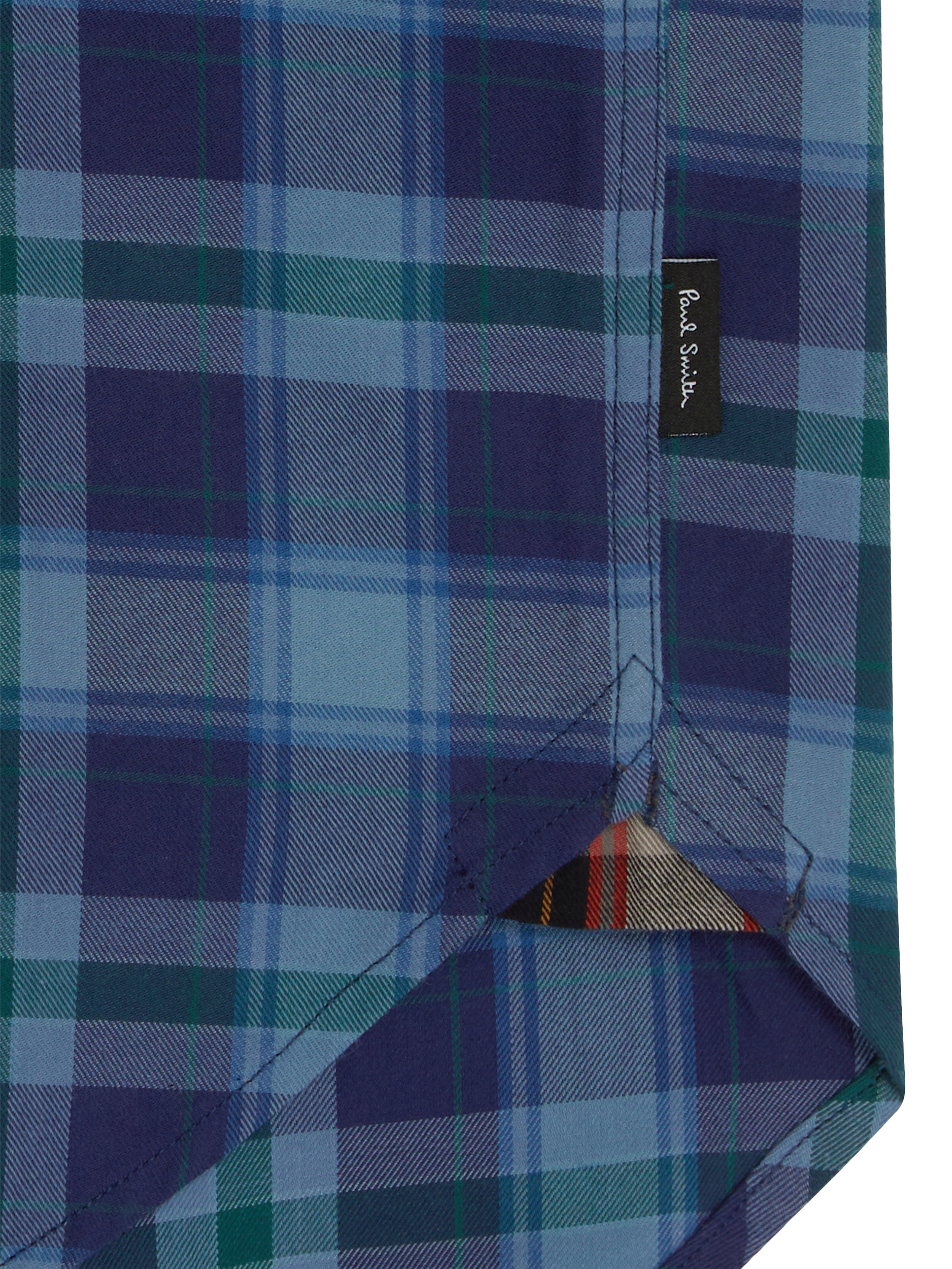 Product image 4 of 4, which shows Paul Smith Casual Fit Check Shirt, Blue, S