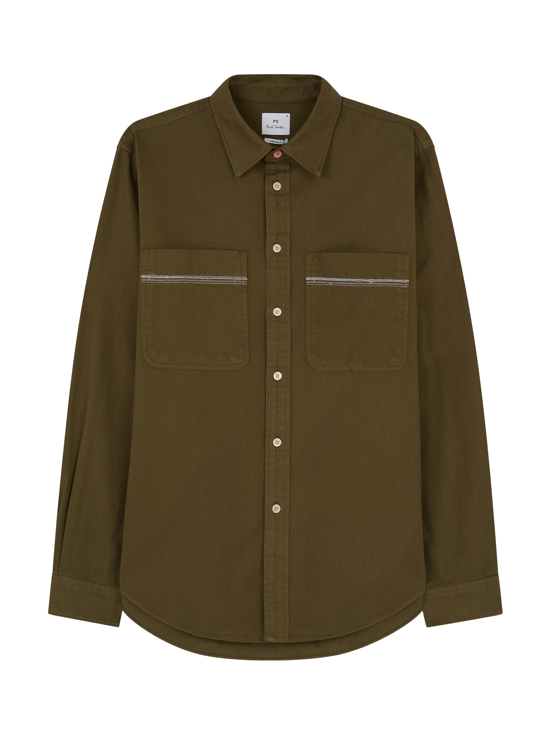 Product image 1 of 4, which shows Paul Smith Casual Fit Shirt, Green, S