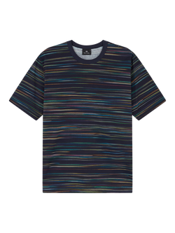 Paul Smith Casual Fit Striped T-Shirt, Blue/Multi, Blue/Multi