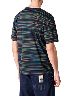 Paul Smith Casual Fit Striped T-Shirt, Blue/Multi - view 2, Blue/Multi