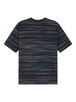 Paul Smith Casual Fit Striped T-Shirt, Blue/Multi - view 2, Blue/Multi