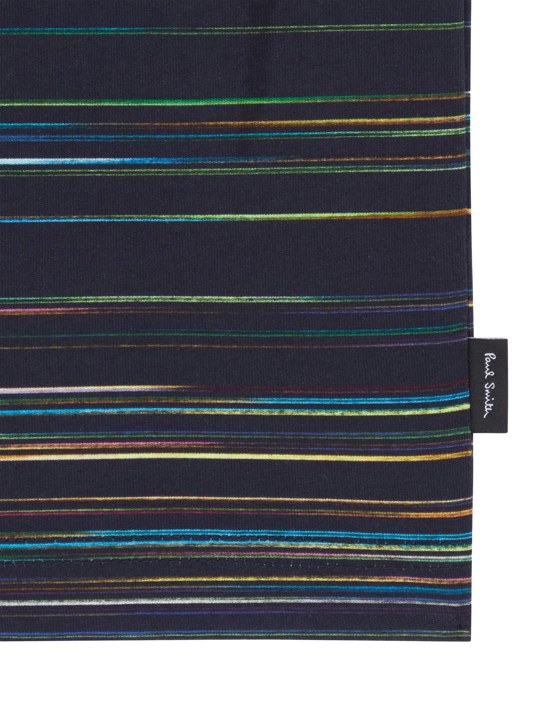 Product image 3 of 3, which shows Paul Smith Casual Fit Striped T-Shirt, Blue/Multi, S