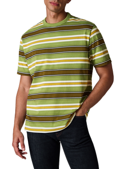 Paul Smith Casual Fit Striped T-Shirt, Green, Green