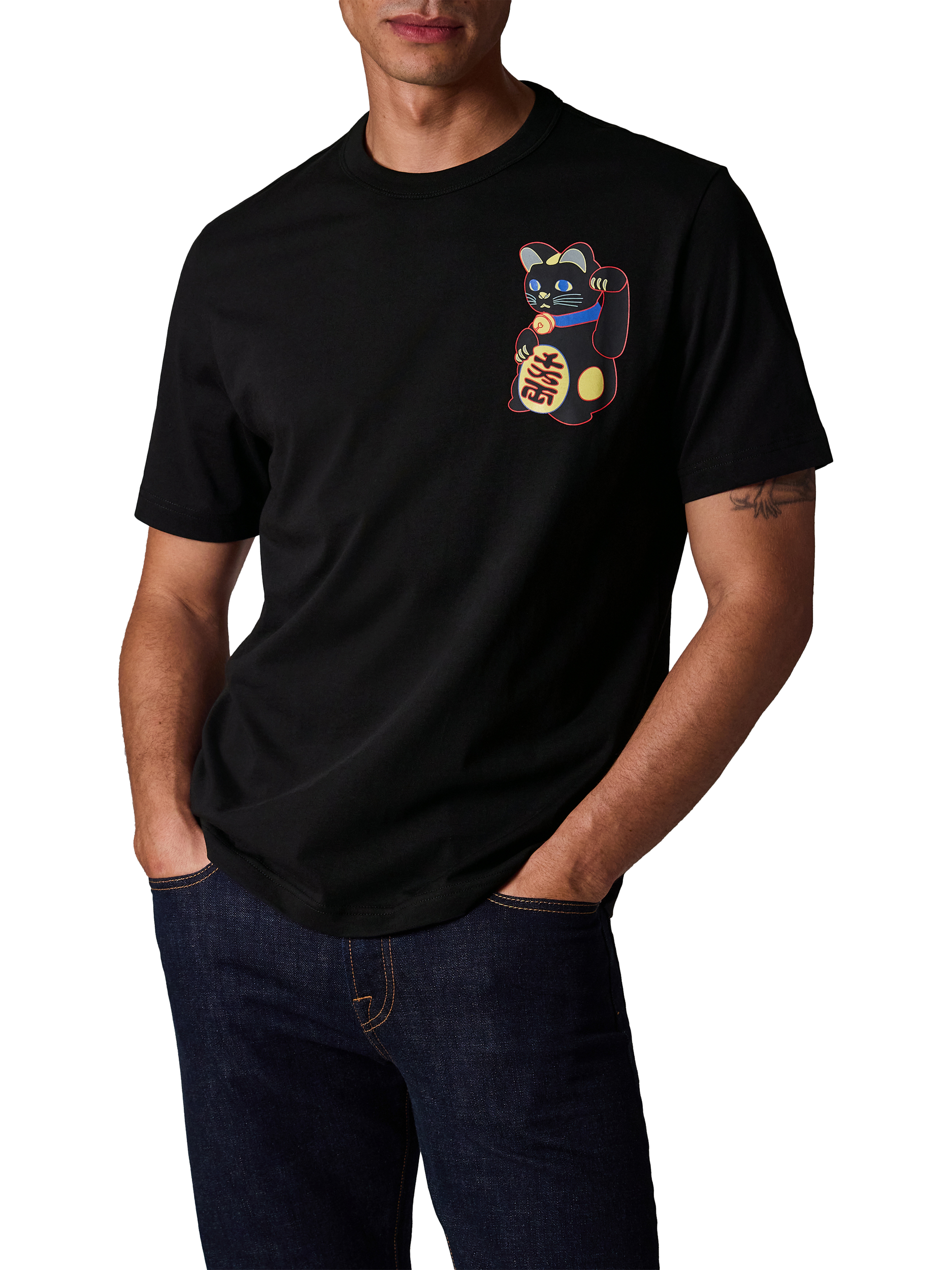 Product image 1 of 2, which shows Paul Smith Casual Logo T-Shirt, Black, S