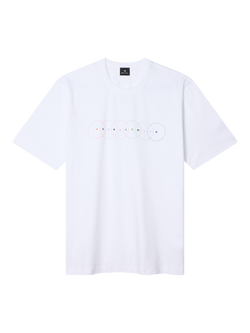Paul Smith Casual Fit Circle T-Shirt, White, White