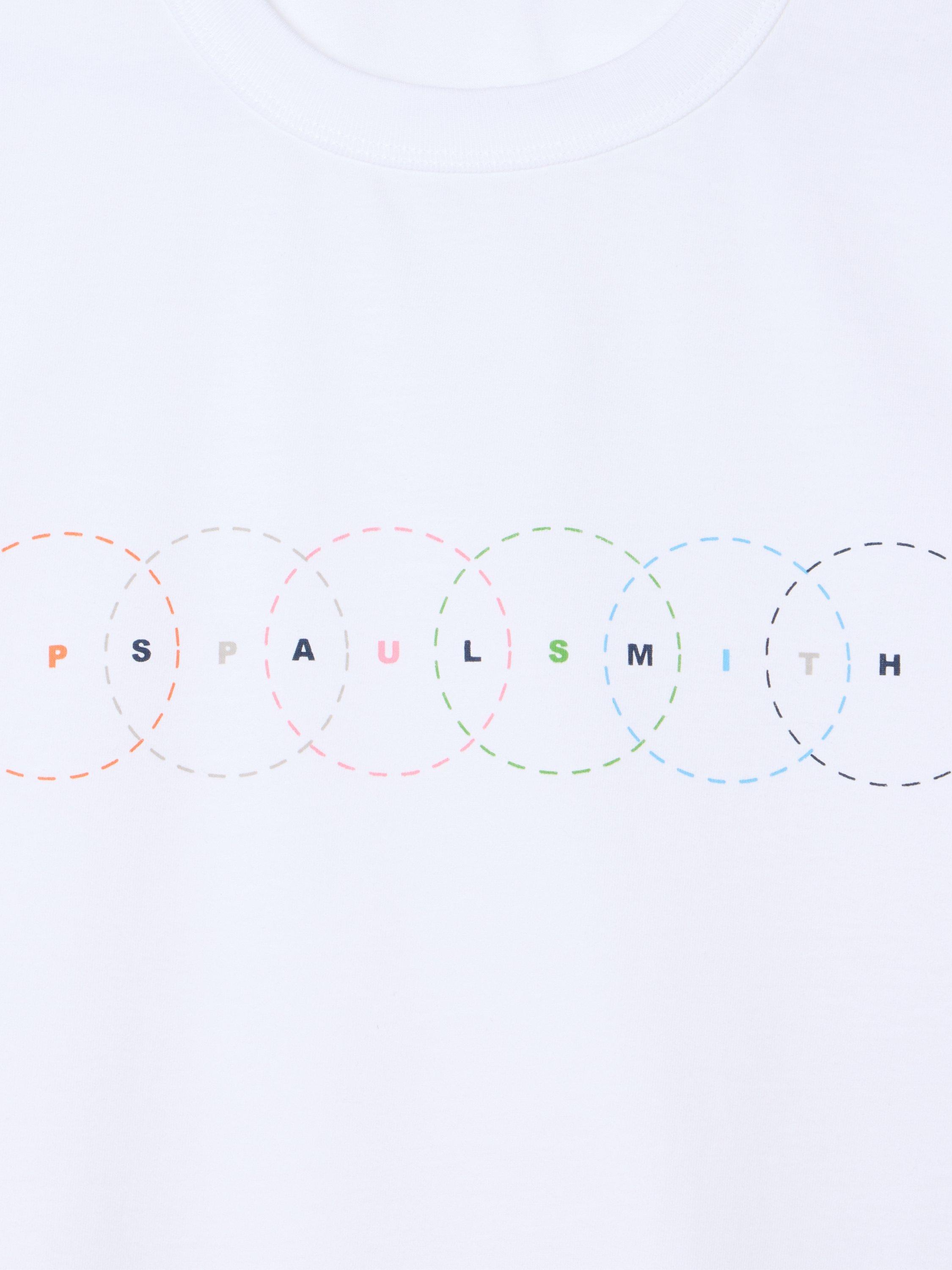 Product image 2 of 2, which shows Paul Smith Casual Fit Circle T-Shirt, White, S