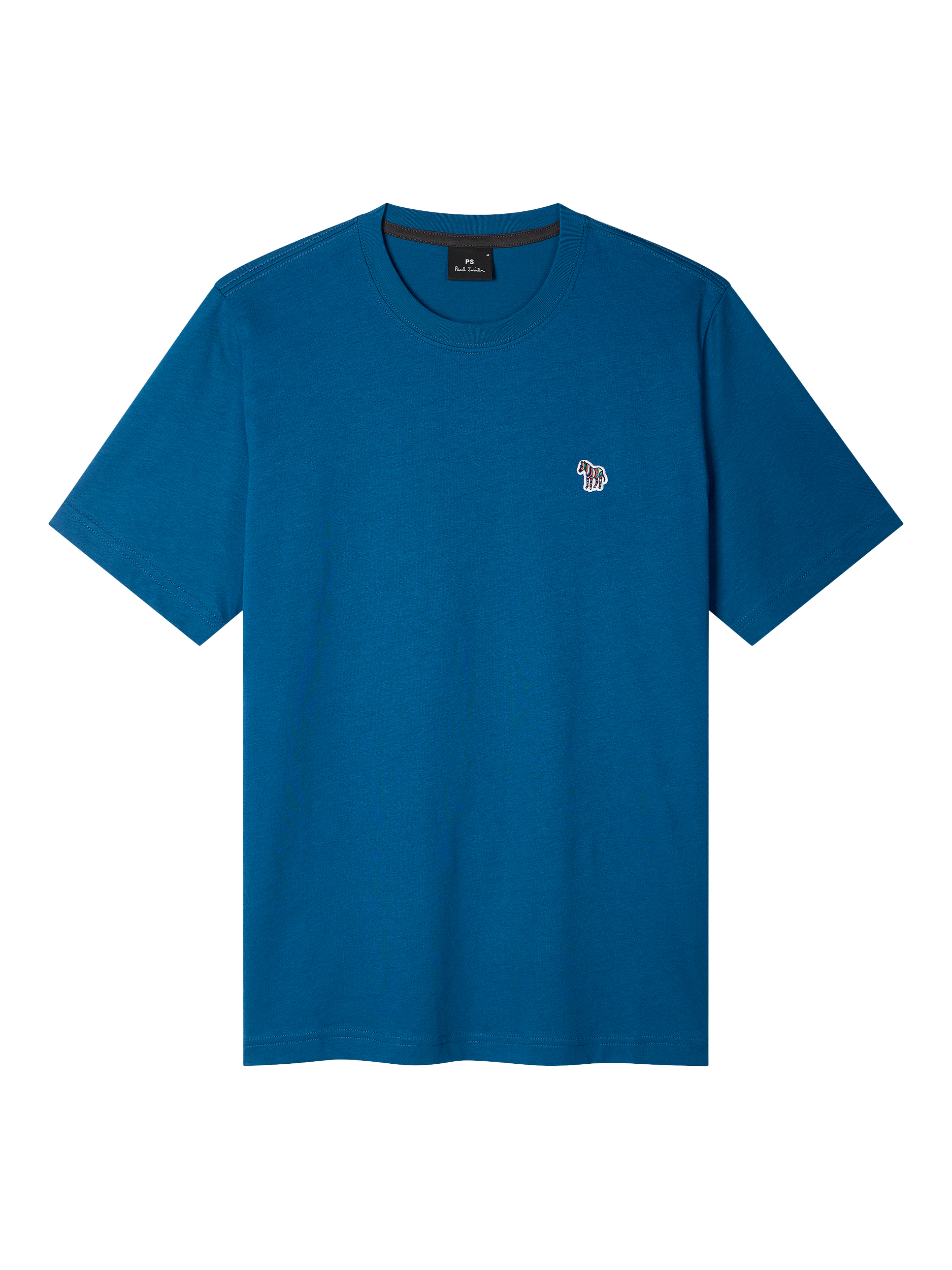 Product image 1 of 2, which shows Paul Smith Zebra Organic Cotton T-Shirt, Blue, S