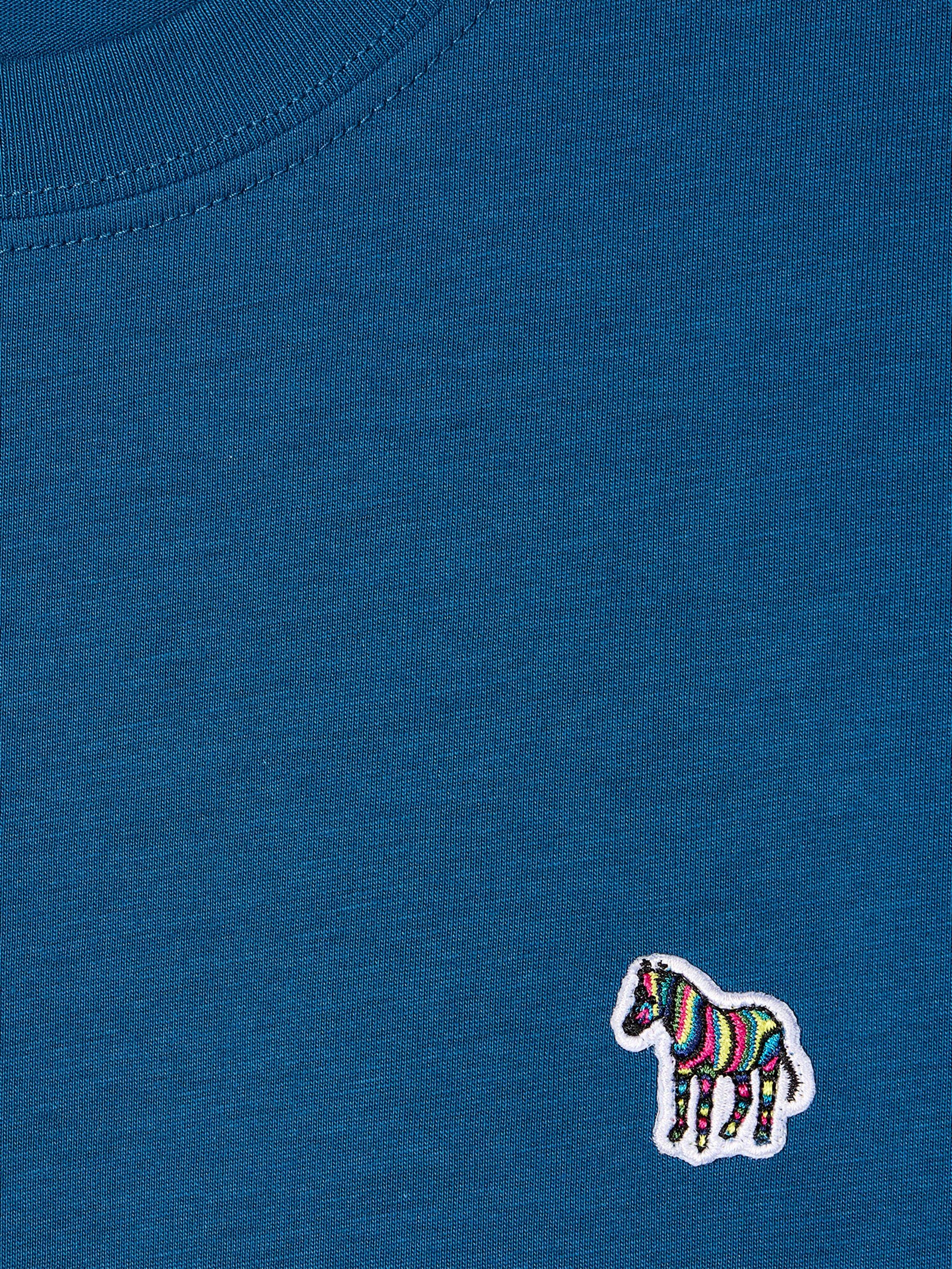 Product image 2 of 2, which shows Paul Smith Zebra Organic Cotton T-Shirt, Blue, S