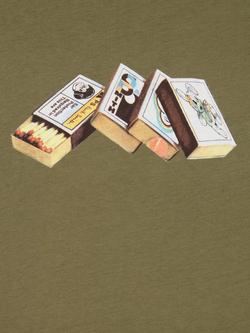 PS Paul Smith Cotton Regular Fit Matchbox Graphic T-Shirt, Green - view 2, Green