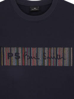 Paul Smith Regular Fit Sweatshirt, Blue - view 2, Blue
