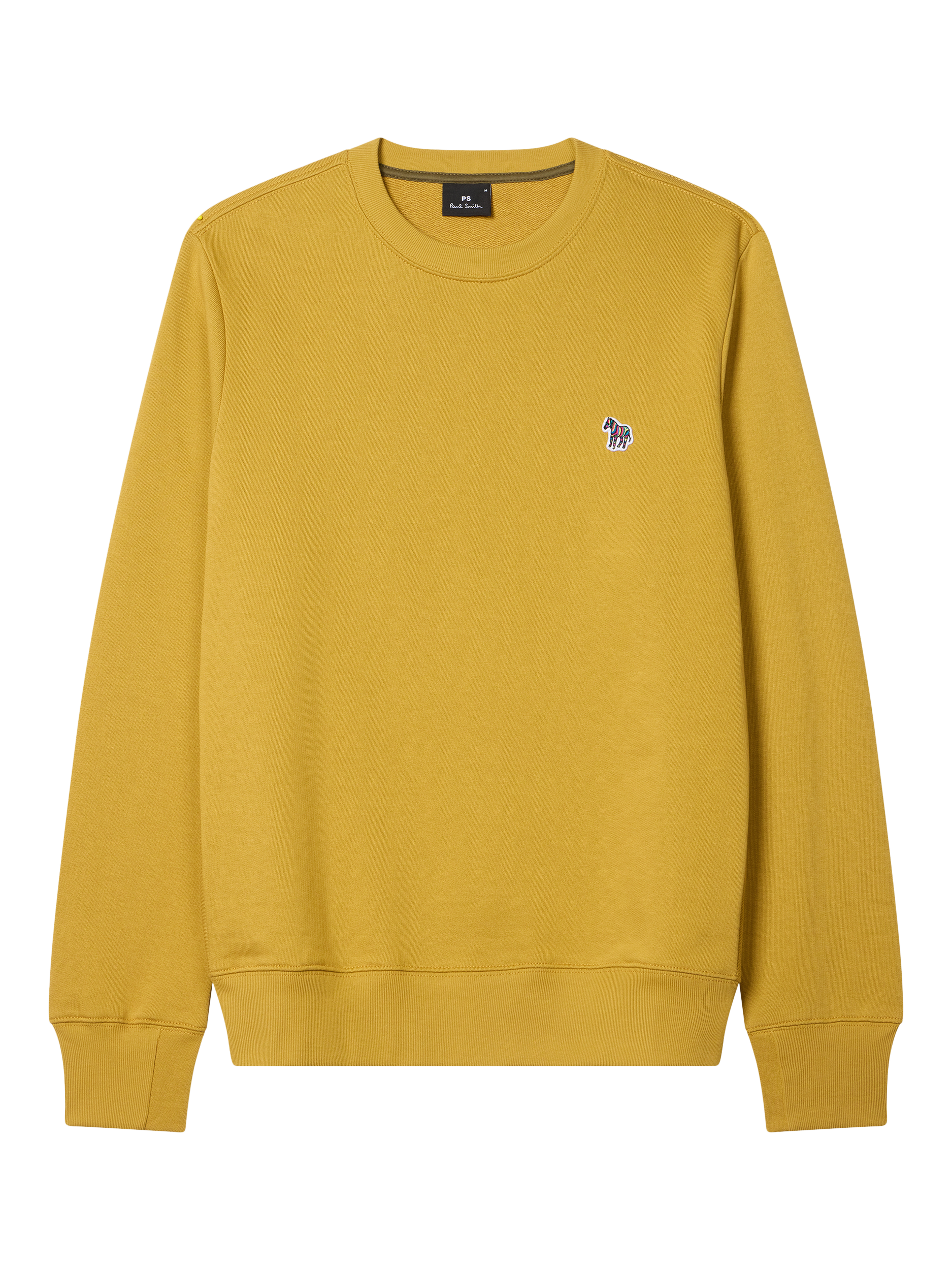 Product image 1 of 2, which shows PS Paul Smith Organic Cotton Zebra Sweatshirt, Yellow, S