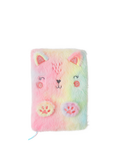Angels by Accessorize Kids' Fluffy Kitty Notebook, Multi