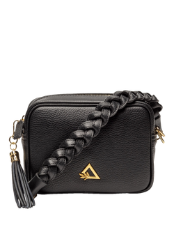 Hay Life x Ellie Beaumont Leather Camera Bag, Black, Black