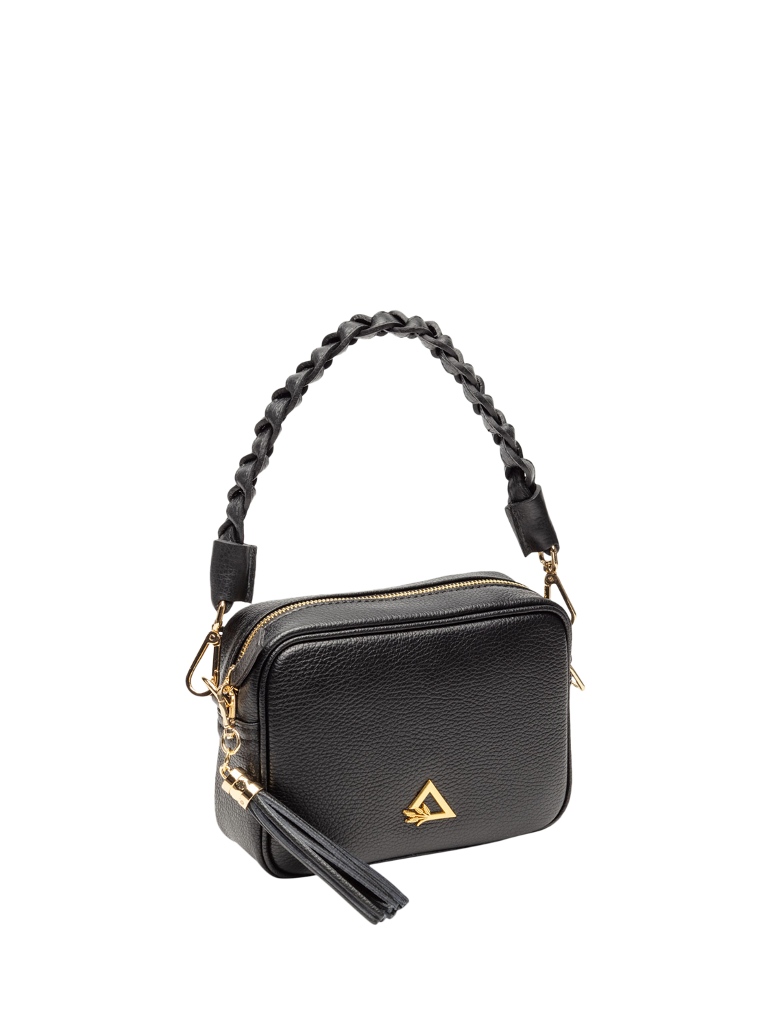 Product image 6 of 9, which shows Hay Life x Ellie Beaumont Leather Camera Bag, Black