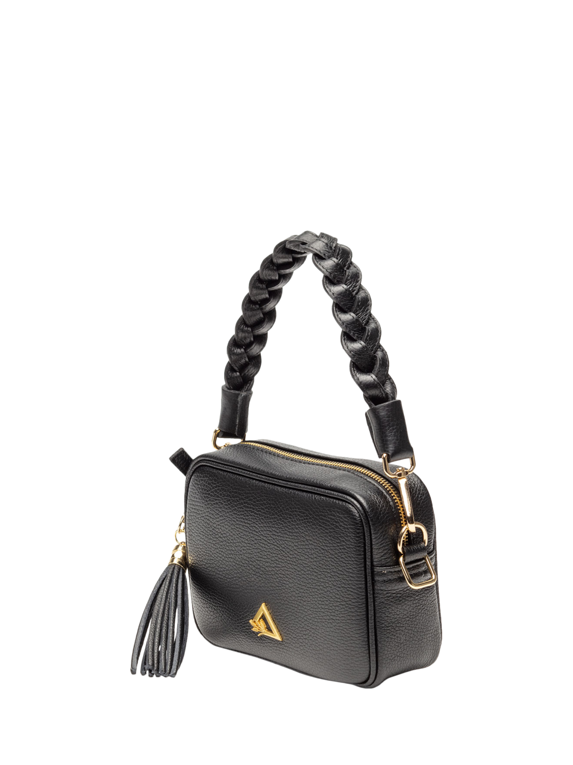 Product image 7 of 9, which shows Hay Life x Ellie Beaumont Leather Camera Bag, Black