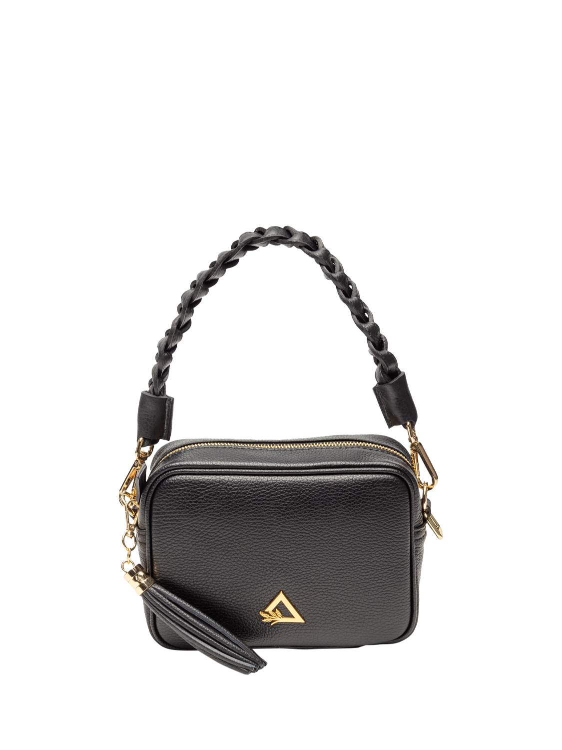 Product image 8 of 9, which shows Hay Life x Ellie Beaumont Leather Camera Bag, Black