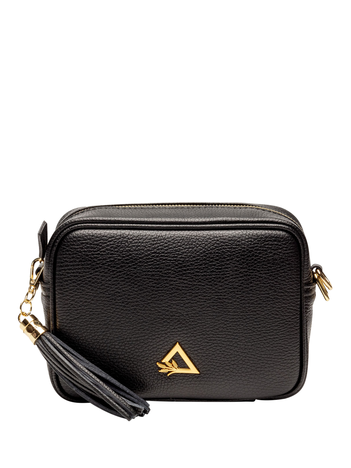 Product image 9 of 9, which shows Hay Life x Ellie Beaumont Leather Camera Bag, Black
