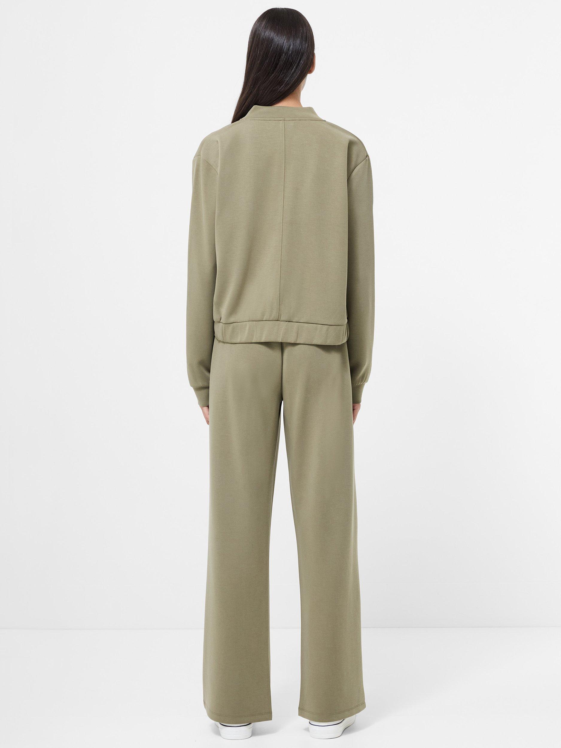 Product image 4 of 5, which shows French Connection Wren Bomber Jacket, Washed Khaki, XS