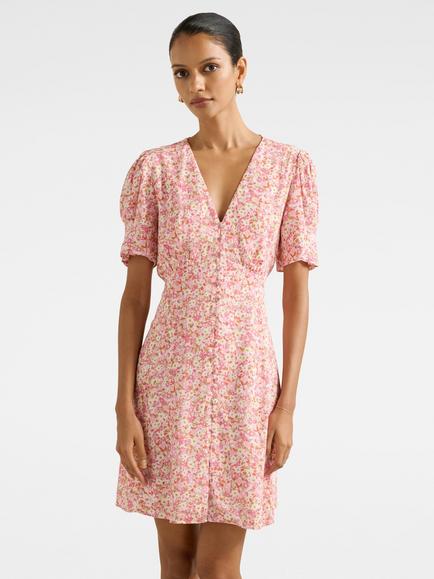 Forever New Petite Saffron Floral Dress, Multi, Multi